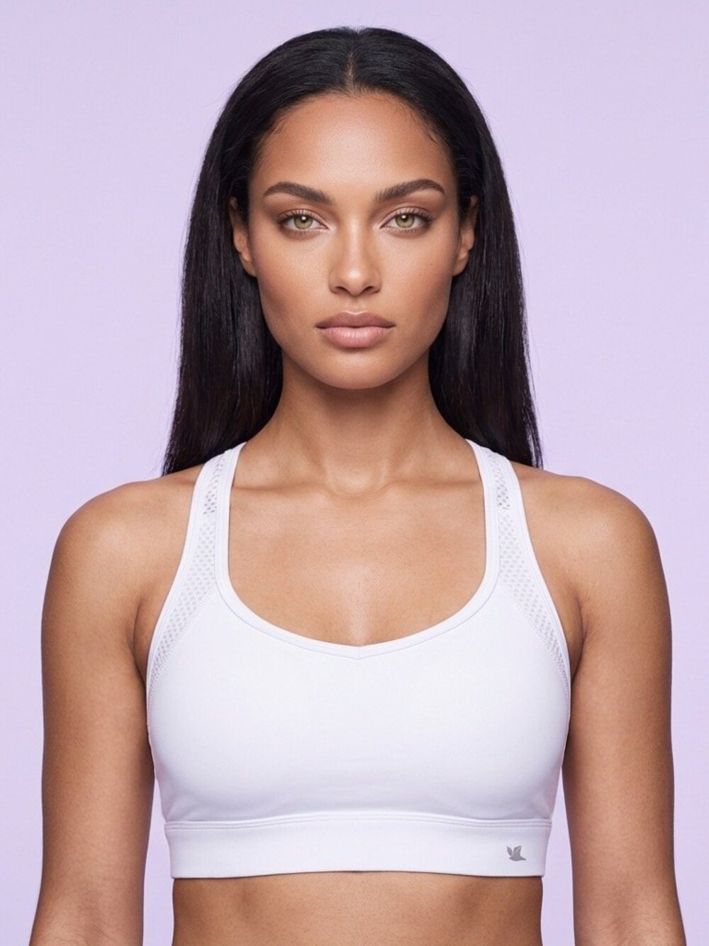 AQUILLA Women’s wireless and Supportive Sports Bra (white)